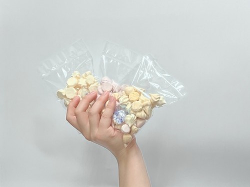 迷你草莓蛋白糖
